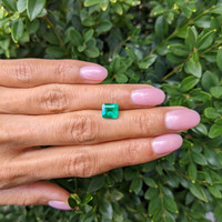 1.64 Ct. Emerald from Colombia Life Style