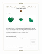 1.55 Ct. Emerald from Colombia Appraisal