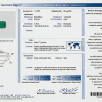 3.28 Ct. Emerald from Colombia Scan Report