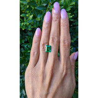 3.28 Ct. Emerald from Colombia Life Style