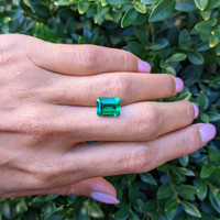 3.28 Ct. Emerald from Colombia Life Style