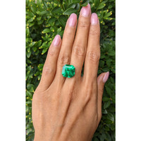 10.94 Ct. Emerald from Colombia Life Style