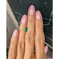 0.71 Ct. Emerald from Zambia Life Style