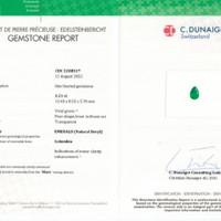 3.21 Ct. Emerald from Colombia Scan Report