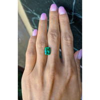 2.67 Ct. Emerald from Zambia Life Style
