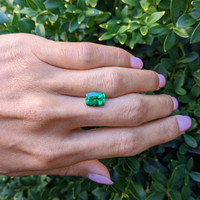 2.67 Ct. Emerald from Zambia Life Style