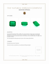 4.06 Ct. Emerald from Zambia Appraisal