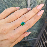 1.42 Ct. Emerald from Zambia Life Style