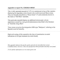 1.97 Ct. Emerald from Colombia Scan Report