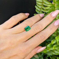 1.91 Ct. Emerald from Zambia Life Style