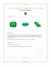 3.22 Ct. Emerald from Zambia Appraisal