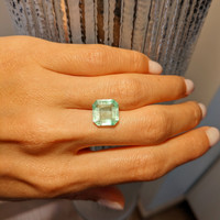 4.16 Ct. Emerald from Colombia Life Style