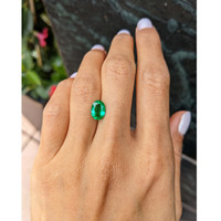 1.64 Ct. Emerald from Zambia Life Style