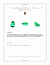 1.84 Ct. Emerald from Zambia Appraisal