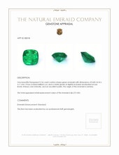 2.26 Ct. Emerald from Zambia Appraisal