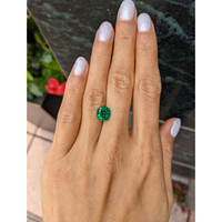 2.73 Ct. Emerald from Zambia Life Style