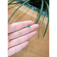 0.61 Ct. Emerald from Colombia Life Style