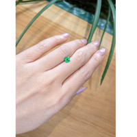 0.61 Ct. Emerald from Colombia Life Style