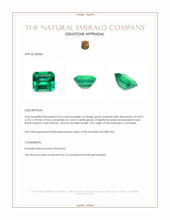 0.36 Ct. Emerald from Colombia Appraisal