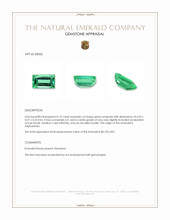 0.72 Ct. Emerald from Afghanistan Appraisal