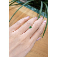 0.27 Ct. Emerald from Afghanistan Life Style