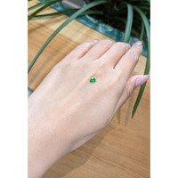0.27 Ct. Emerald from Afghanistan Life Style