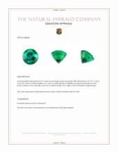 0.37 Ct. Emerald from Afghanistan Appraisal