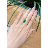 3.64 Ct. Emerald from Zambia Life Style