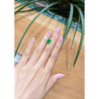 3.64 Ct. Emerald from Zambia Life Style