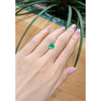 1.61 Ct. Emerald from Zambia Life Style