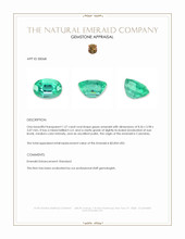 1.57 Ct. Emerald from Colombia Appraisal