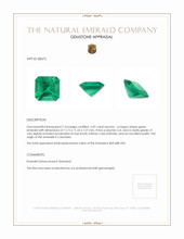 5.69 Ct. Emerald from Colombia Appraisal
