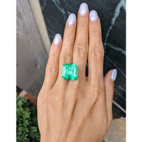 19.36 Ct. Emerald from Colombia Life Style