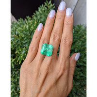 19.36 Ct. Emerald from Colombia Life Style