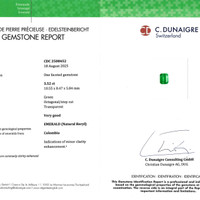 3.52 Ct. Emerald from Colombia Scan Report
