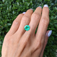 2.40 Ct. Emerald from Colombia Life Style
