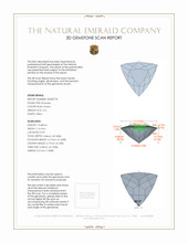 2.41 Ct. Emerald from Colombia 3 D Scan Report