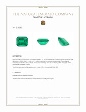 1.70 Ct. Emerald from Colombia - Muzo Appraisal