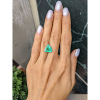 4.21 Ct. Emerald from Colombia Life Style