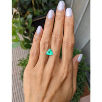 1.88 Ct. Emerald from Colombia Life Style