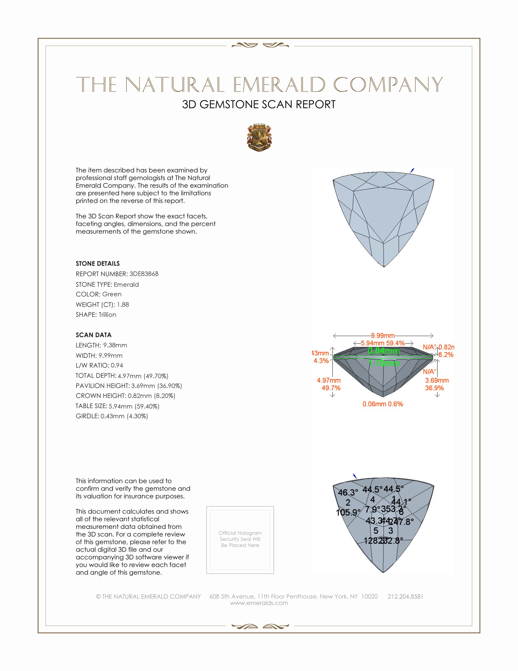 1.88 Ct. Emerald from Colombia