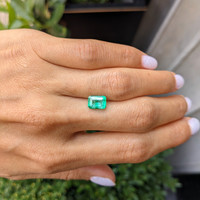 1.64 Ct. Emerald from Brazil Life Style