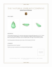 5.57 Ct. Emerald from Zambia Appraisal