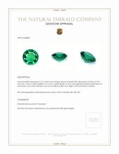 2.16 Ct. Emerald from Zambia Appraisal
