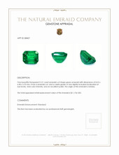 2.51 Ct. Emerald from Zambia Appraisal