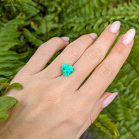 2.75 Ct. Emerald from Colombia Life Style
