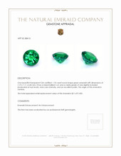 1.35 Ct. Emerald from Zambia Appraisal