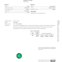 1.35 Ct. Emerald from Zambia Scan Report
