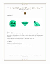 2.25 Ct. Emerald from Colombia Appraisal