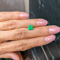 1.19 Ct. Emerald from Colombia Life Style